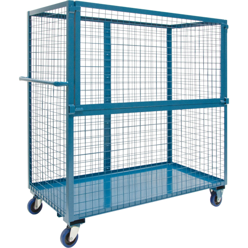 Wire Mesh Stock Truck, Steel, 30" x 55" x 72", 1200 lbs. Capacity Absolute Business Supply