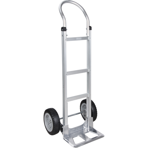 Knocked Down Hand Truck, Continuous Handle, Aluminum, 49-5/8" Height, 500 lbs. Capacity Absolute Business Supply