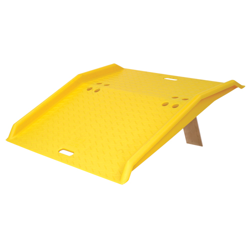 Portable Poly Hand Truck Dock Plate, 750 lbs. Load Capacity, 36" L x 35" W x 5" H Absolute Business Supply