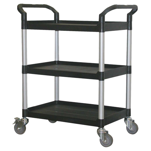 Chariot utilitaire, 3 tiers, 33-1/2" x 39-3/8" x 19", Capacit&eacute; 300 lb Absolute Business Supply