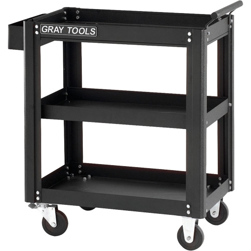 Chariot utilitaire, 19-1/4" lo x 27-1/2" la x 32-3/4" h, Gris Absolute Business Supply