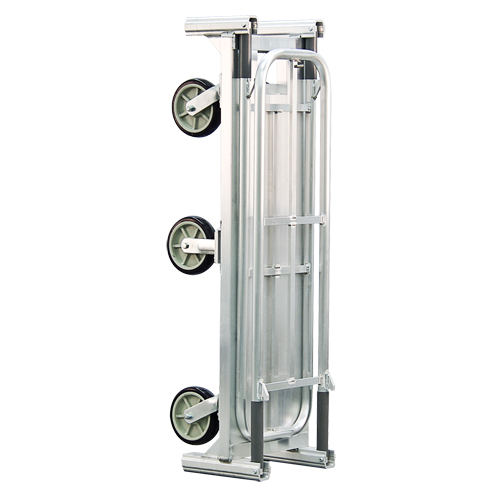 Chariot de livraison en vrac pliant en aluminium U-Boat, 18" la x 61" lo, 1200 lb cap, Roues Polyur&eacute;thane Absolute Business Supply