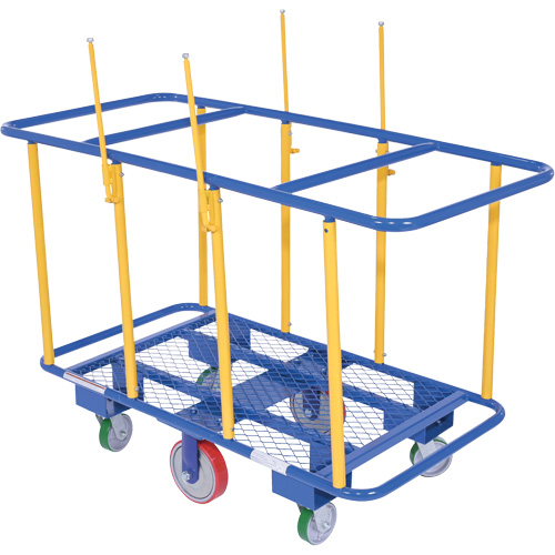 Chariot horizontal pour panneaux, 63-7/16" x 28-1/2" x 40-15/16", Capacit&eacute; 2000 lb Absolute Business Supply