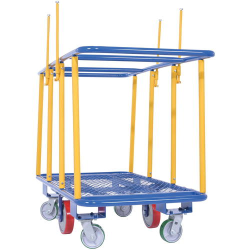 Chariot horizontal pour panneaux, 63-7/16" x 28-1/2" x 40-15/16", Capacit&eacute; 2000 lb Absolute Business Supply