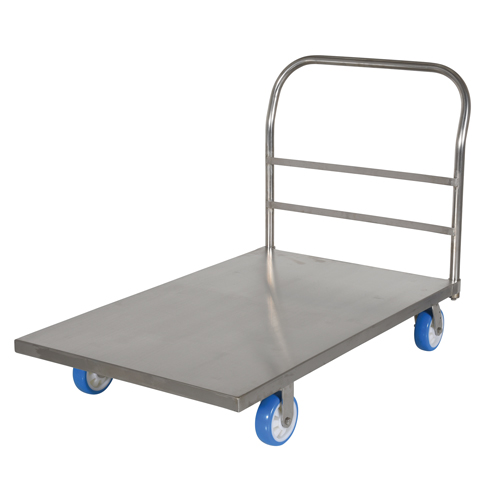 Chariot &agrave; plateforme, 48" lo x 30" la x Capacit&eacute; 2000 lb, Roues en Polyur&eacute;thane Absolute Business Supply