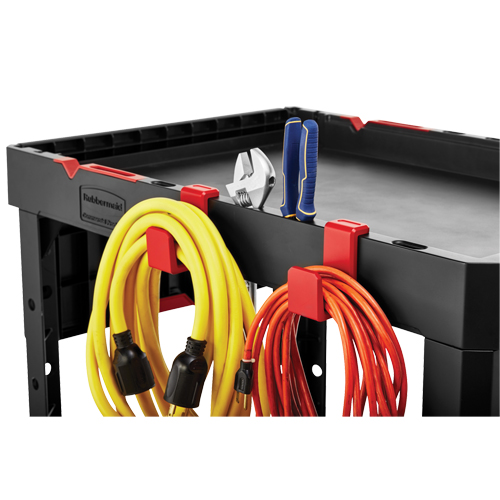 Chariot utilitaire robuste et polyvalent, 2 tiers, 17-3/4" x 36" x 46-1/5", Capacit&eacute; 500 lb Absolute Business Supply