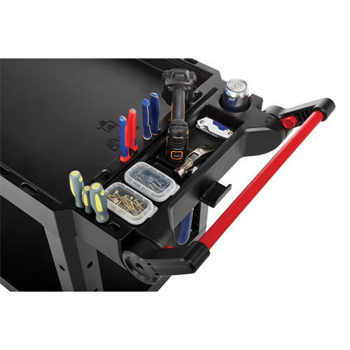Chariot utilitaire robuste et polyvalent, 2 tiers, 17-3/4" x 36" x 46-1/5", Capacit&eacute; 500 lb Absolute Business Supply