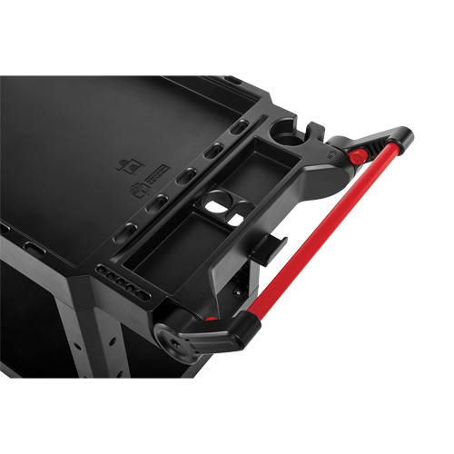 Chariot utilitaire robuste et polyvalent, 2 tiers, 17-3/4" x 36" x 46-1/5", Capacit&eacute; 500 lb Absolute Business Supply