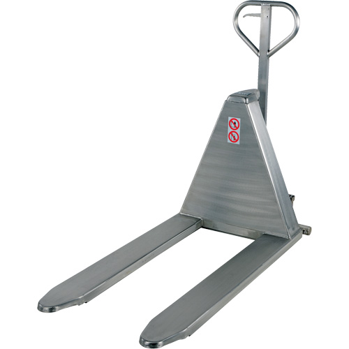 Pallet Lift Table, 45" L x 26-3/4" W, Stainless Steel, 2000 lbs. Capacity Absolute Business Supply