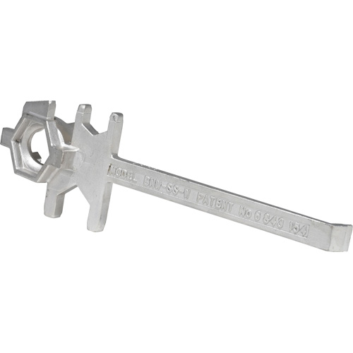 Drum Wrench, 3/4"/2" Opening, 9-1/2" Handle, Stainless Steel Absolute Business Supply