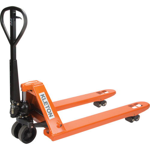 Super Heavy-Duty Manual Pallet Truck, Steel, 48" L x 27" W, 11000 lbs. Capacity Absolute Business Supply