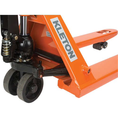 Super Heavy-Duty Manual Pallet Truck, Steel, 48" L x 27" W, 11000 lbs. Capacity Absolute Business Supply
