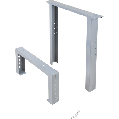 Industrial Duty Leg for Workbench, Steel, 24" D x 34" H, Single Absolute Business Supply