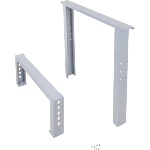 Industrial Duty Leg for Workbench, Steel, 30" D x 34" H, Single Absolute Business Supply
