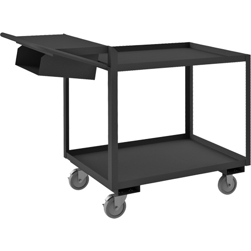 Chariot de pr&eacute;paration de commande, 40-1/4" h x 24-1/4" la x 52-3/8" p, 2 Tablettes, Capacit&eacute; 1200 lb Absolute Business Supply
