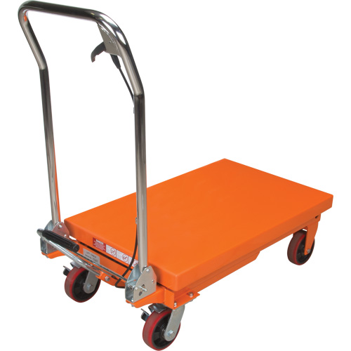 Hydraulic Scissor Lift Table, 32" L x 19-3/4" W, Steel, 660 lbs. Capacity Absolute Business Supply