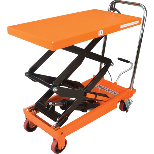 Table &eacute;l&eacute;vatrice &agrave; ciseaux hydraulique, 35-3/4" lo x 19-3/4" la, Acier, Capacit&eacute; 770 lb Absolute Business Supply