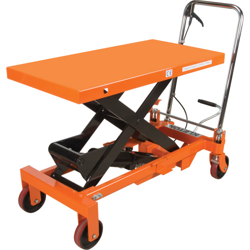 Table &eacute;l&eacute;vatrice &agrave; ciseaux hydraulique, 39-1/2" lo x 20" la, Acier, Capacit&eacute; 1650 lb Absolute Business Supply