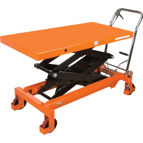 Hydraulic Scissor Lift Table, 48" L x 24" W, Steel, 1540 lbs. Capacity Absolute Business Supply