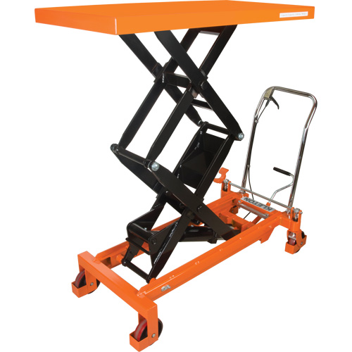 Hydraulic Scissor Lift Table, 48" L x 24" W, Steel, 1540 lbs. Capacity Absolute Business Supply