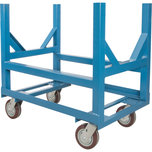 Chariot &agrave; berceaux pour tuyaux et barres, 24" lo x 24" la x 34" h, Capacit&eacute; de 2500 lb, Roue Polyur&eacute;thane Absolute Business Supply