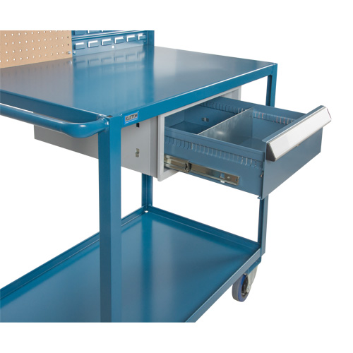 Chariot de service mobile, 2 Tiers, 24" la x 57" h x 40" p, Capacit&eacute; 1200 lb Absolute Business Supply