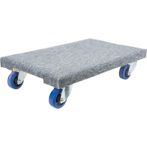 Socles roulants en bois franc pour usage moyen, Roues en Polyol&eacute;fine, Capacit&eacute; de 900 lb, 18" la x 24" p x 7" h Absolute Business Supply