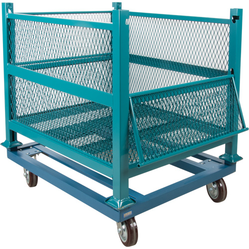 Socle roulant pour contenant ouvert en maille, 40,5" la x 34-1/2" p x 10" h, Capacit&eacute; de 3000 lb Absolute Business Supply