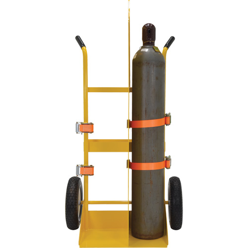 Chariot pour chalumeau et bouteille &agrave; gaz, Roues Rempli de mousse, Base de 23-13/16" la x 22-13/16" lo, 500 lb Absolute Business Supply