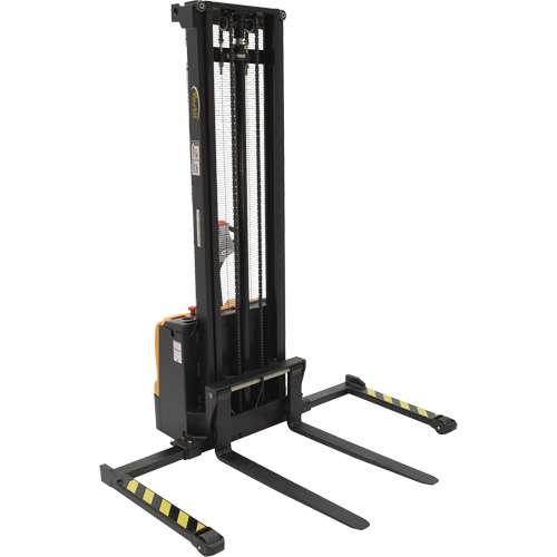 Gerbeur &agrave; m&acirc;t double, Fonctionnement &eacute;lectrique, Capacit&eacute; 2200 lb, Lev&eacute;e max 150" Absolute Business Supply