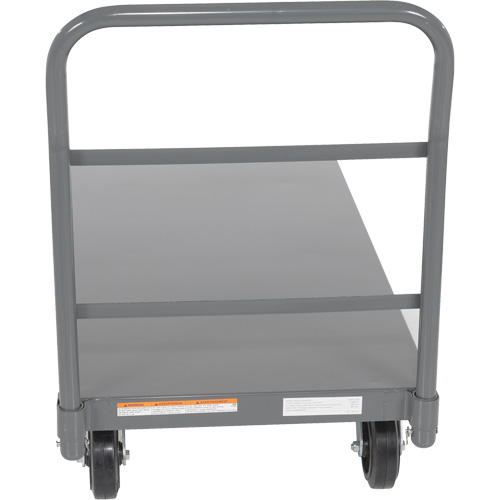 Chariot &agrave; plateforme, 48" lo x 24" la x Capacit&eacute; 2000 lb, Roues en Caoutchouc Absolute Business Supply
