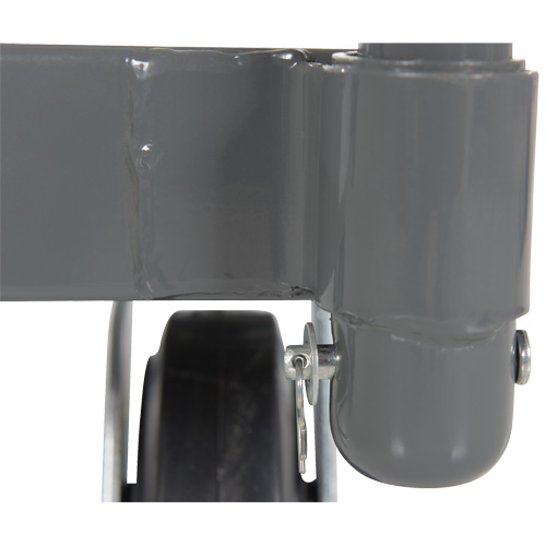 Chariot &agrave; plateforme, 48" lo x 24" la x Capacit&eacute; 2000 lb, Roues en Caoutchouc Absolute Business Supply
