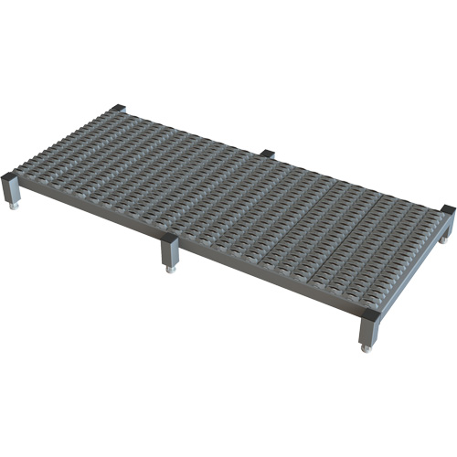 Plateforme de travail en une &eacute;tape &agrave; hauteur r&eacute;glable, 24" la x 59" pr, Capacit&eacute; de 800 lb, Enti&egrave;rement soud&eacute; Absolute Business Supply