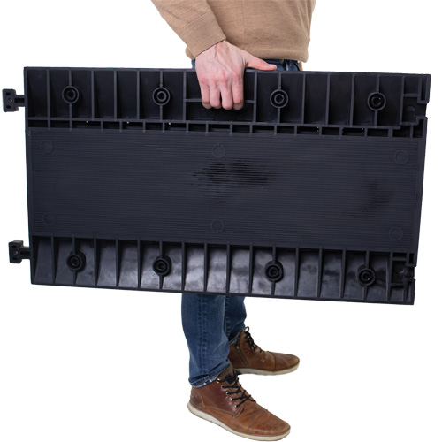 Powerhouse Heavy-Duty Straight Cable Protector, 5 Channels, 36" L x 19.75" W x 2.25" H Absolute Business Supply