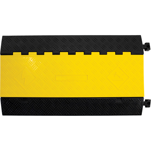 Protecteur de c&acirc;ble de s&eacute;rie moyenne Powerhouse, 5 canaux, 36" lo x 19,63" la x 2,25" h Absolute Business Supply