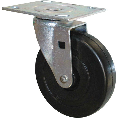 Platform Truck Rubber Swivel Caster Absolute Business Supply
