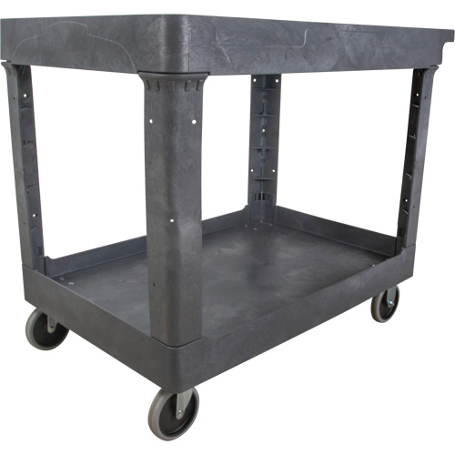Chariot utilitaire pour l'entretien, 2 tiers, 24-5/8" x 32-1/2" x 40", Capacit&eacute; 550 lb Absolute Business Supply
