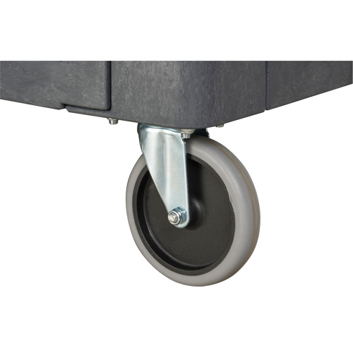 Chariot utilitaire pour l'entretien avec tablette plate, 2 tiers, 25-1/4" x 32-1/4" x 44", Capacit&eacute; 550 lb Absolute Business Supply