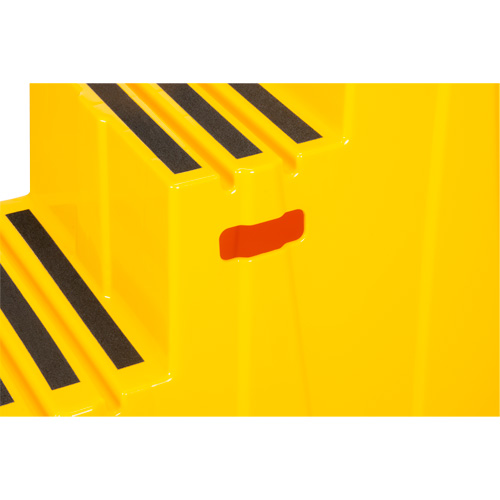 Escabeau industriel, 3 marches, 34-13/16" x 22-7/16" x Hauteur 28-1/2" Absolute Business Supply