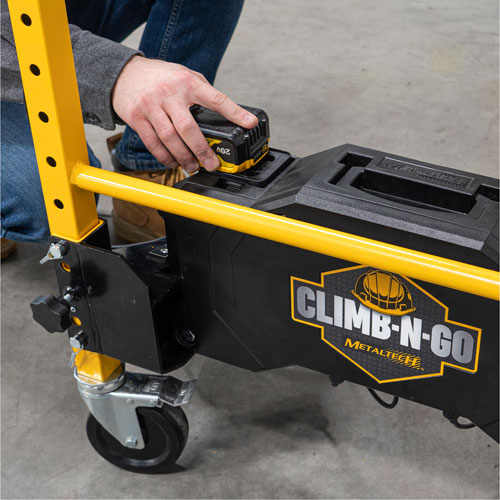 Syst&egrave;me de motorisation pour &eacute;chafaudage Climb-N-Go Absolute Business Supply