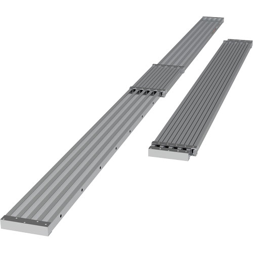 Planche de travail t&eacute;lescopique, 204" la x 12" pr, Capacit&eacute; de 250 lb, D&eacute;mont&eacute; Absolute Business Supply