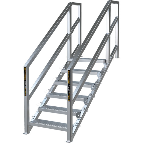 Syst&egrave;me d'escalier modulaire pour la construction de 6-10 marches SmartStairs, 75" ha Absolute Business Supply