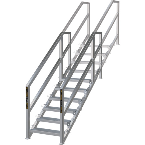 Syst&egrave;me d'escalier modulaire pour la construction de 6-10 marches SmartStairs, 75" ha Absolute Business Supply
