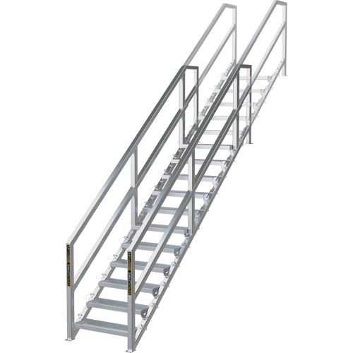 Syst&egrave;me d'escalier modulaire pour la construction de 11-16 marches SmartStairs, 120" ha Absolute Business Supply