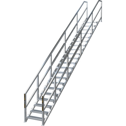 Syst&egrave;me d'escalier modulaire pour la construction de 17-21 marches SmartStairs, 157-1/2" ha Absolute Business Supply