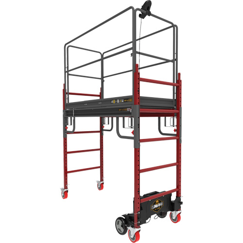 Complete Motorized Buildman 6' Baker Scaffold Kit, 31" D x 118-3/4" H Absolute Business Supply