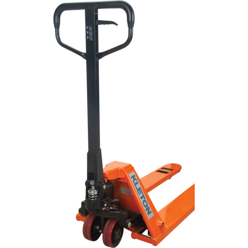 Low Profile Hydraulic Pallet Trucks, 48" L x 20.5" W, 3300 lbs. Cap. Absolute Business Supply