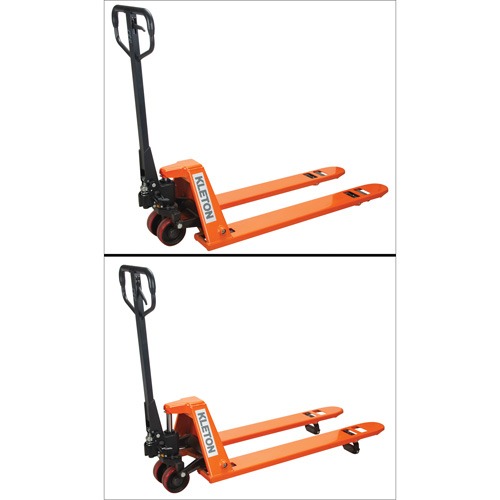 Low Profile Hydraulic Pallet Trucks, 48" L x 20.5" W, 3300 lbs. Cap. Absolute Business Supply