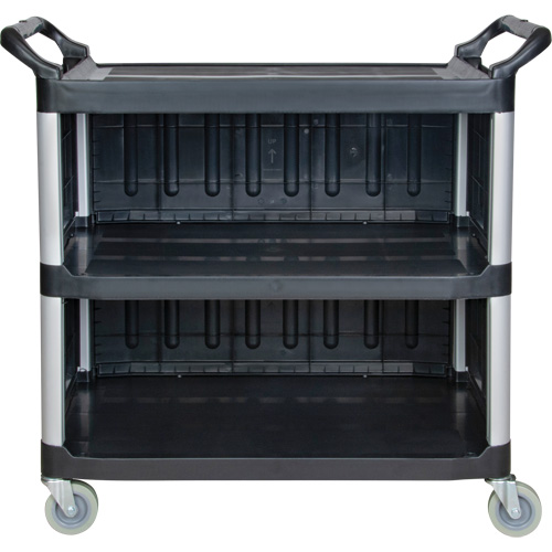 Chariot utilitaire, 3 tiers, 19-3/4" x 37-1/2" x 40-1/4", Capacit&eacute; 250 lb Absolute Business Supply