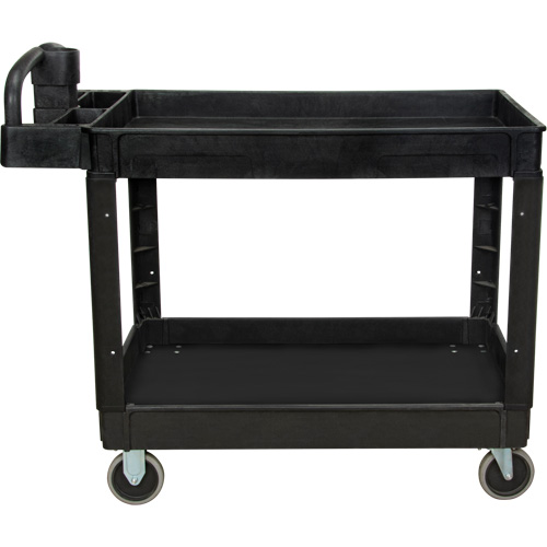 Chariot utilitaire, 2 tiers, 25-5/8" x 33-1/2" x 43-3/4", Capacit&eacute; 550 lb Absolute Business Supply